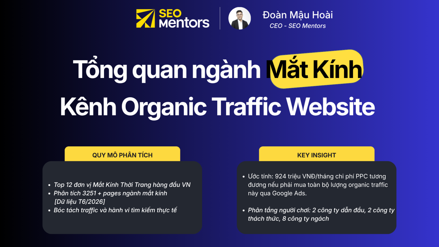 Đua Top SEO ngành Mắt kính thời trang 2026: AI Overview và nghịch lý phát triển content
